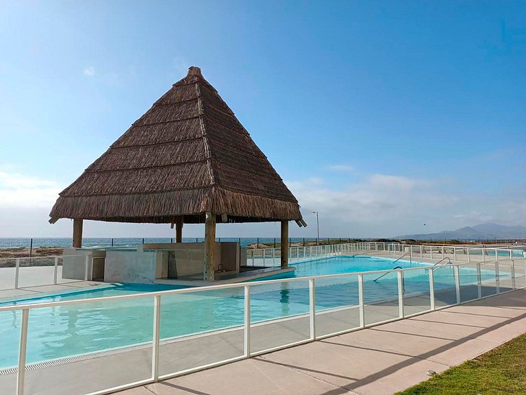 Estilo e espaço à beira-mar!