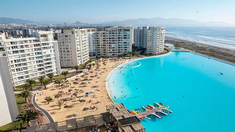 Estilo e espaço à beira-mar!