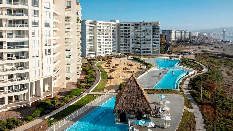 Estilo e espaço à beira-mar!