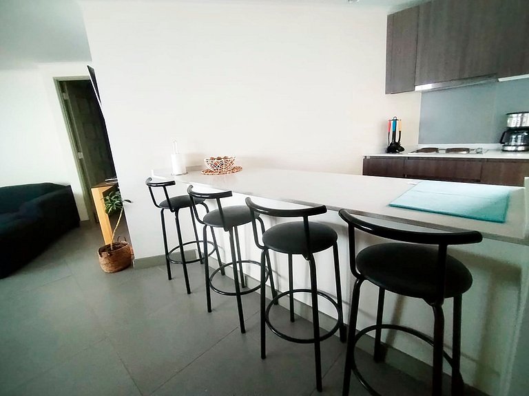 Estilo e espaço à beira-mar!