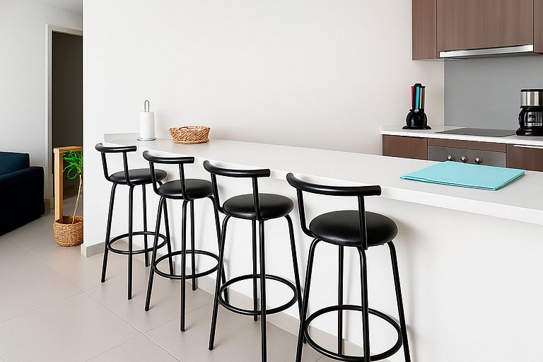 Estilo e espaço à beira-mar!